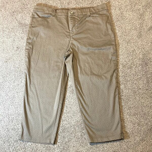NWOT Khakis & Co Cropped Pants 16
